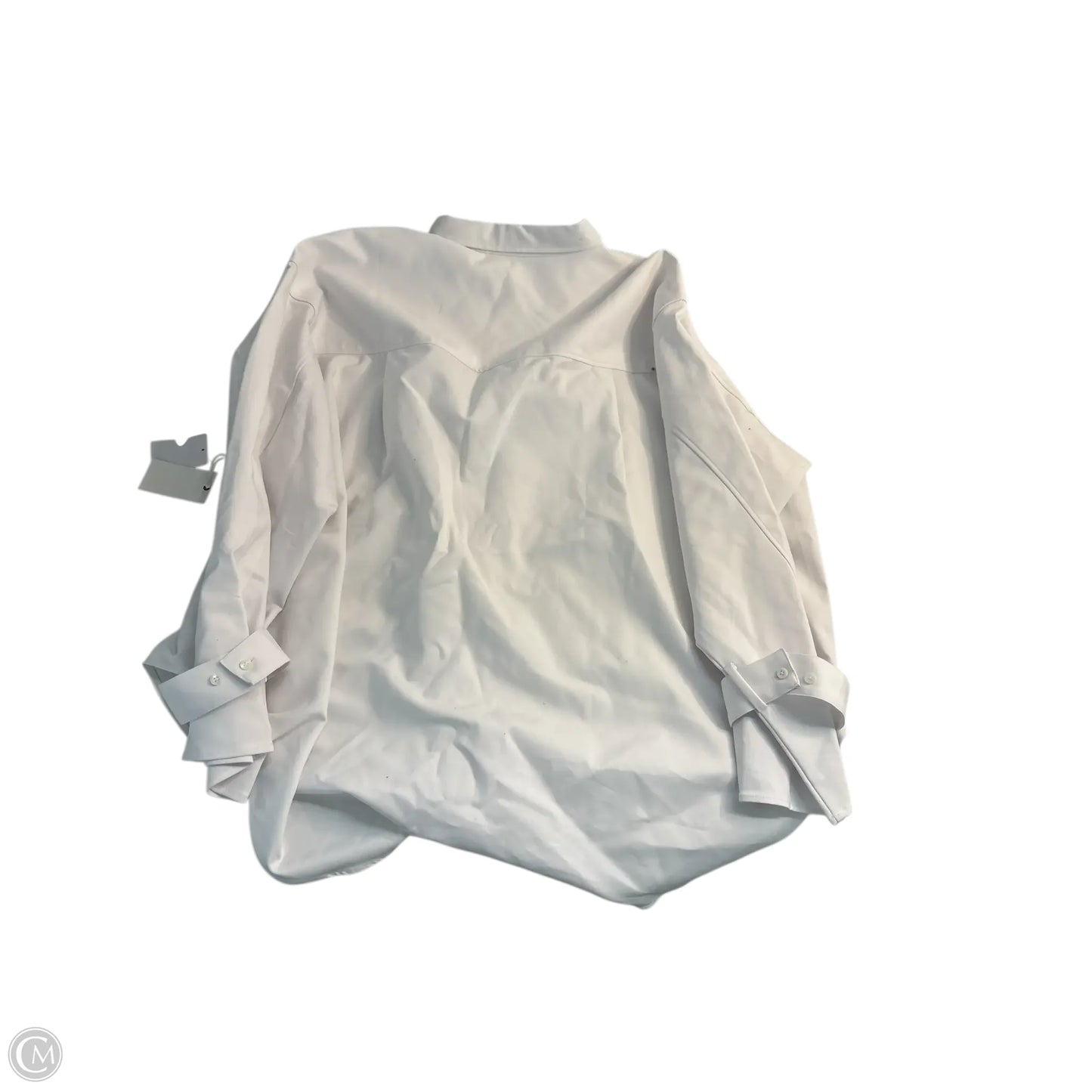 Jacket Shirt By Good American In White, Size: 4x