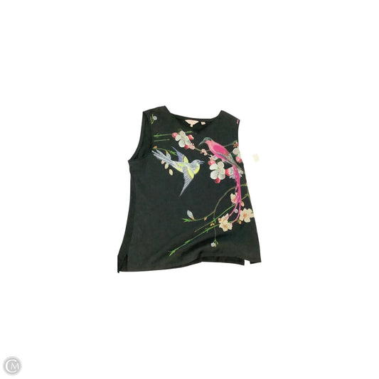 Top Sleeveless By Ted Baker In Floral Print, Size: 4