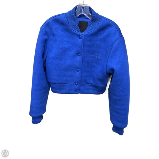Jacket Luxury Designer By Givenchy In Blue, Size: S