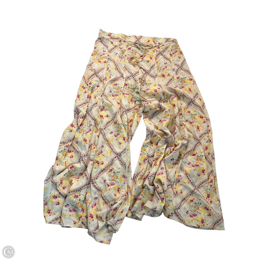 Pants Wide Leg By Free People In Yellow, Size: S