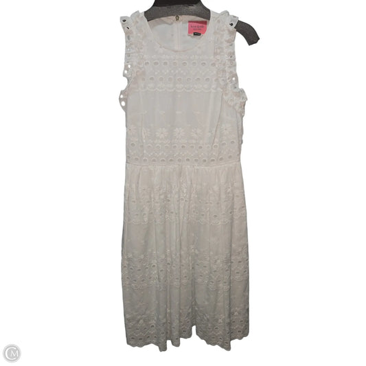 Dress Designer By Kate Spade In White, Size: 2