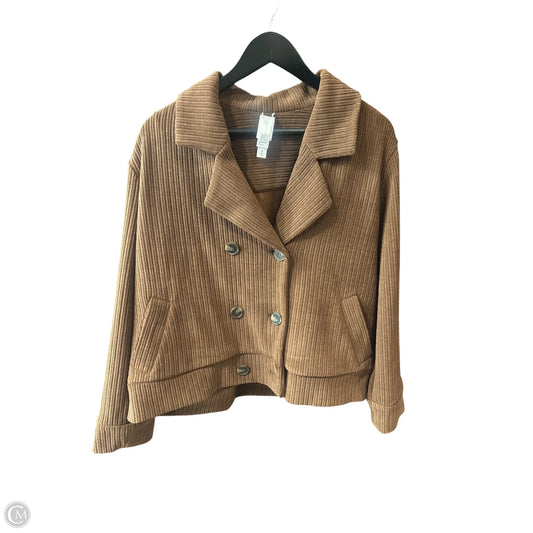 Jacket Other By Clothes Mentor In Brown, Size: L