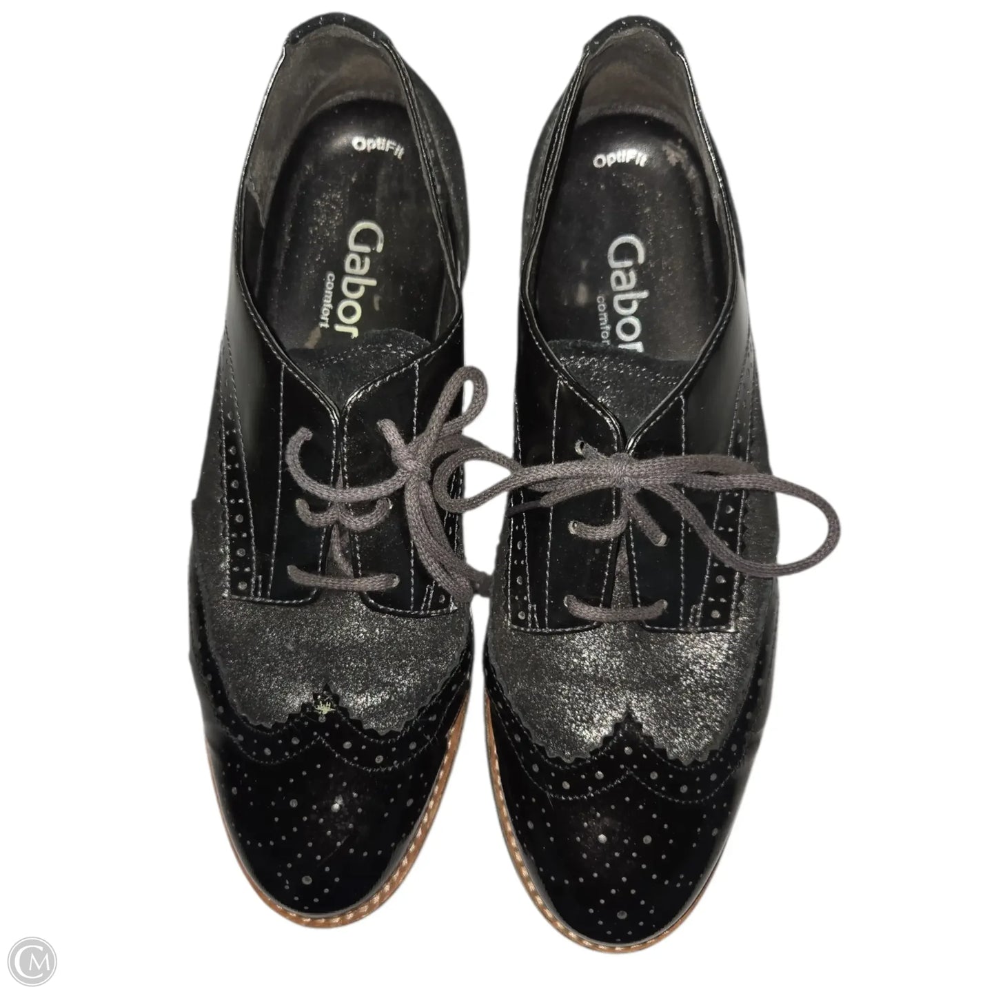 Shoes Flats By Clothes Mentor In Black, Size: 8