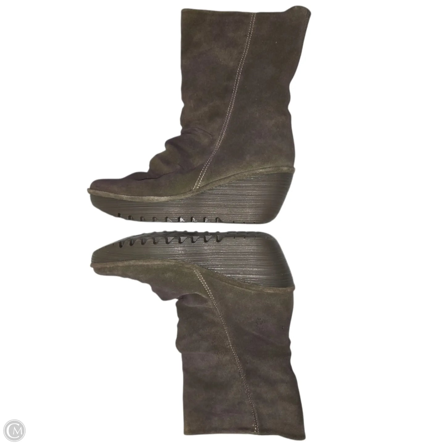 Boots Ankle Heels By Fly London In Green, Size: 9
