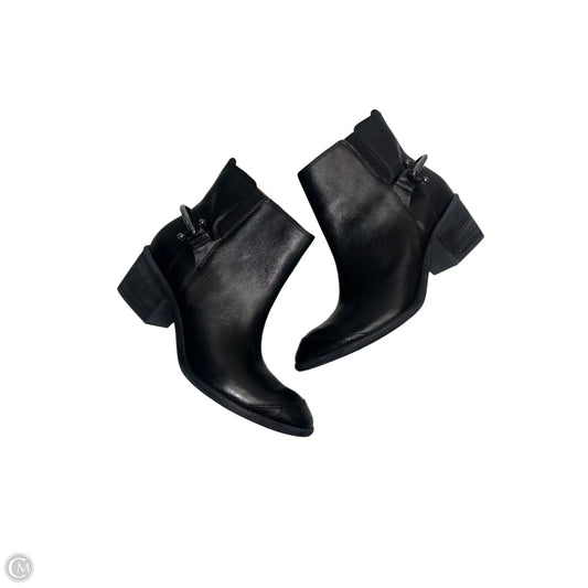 Boots Ankle Flats By Donald Pliner In Black, Size: 9