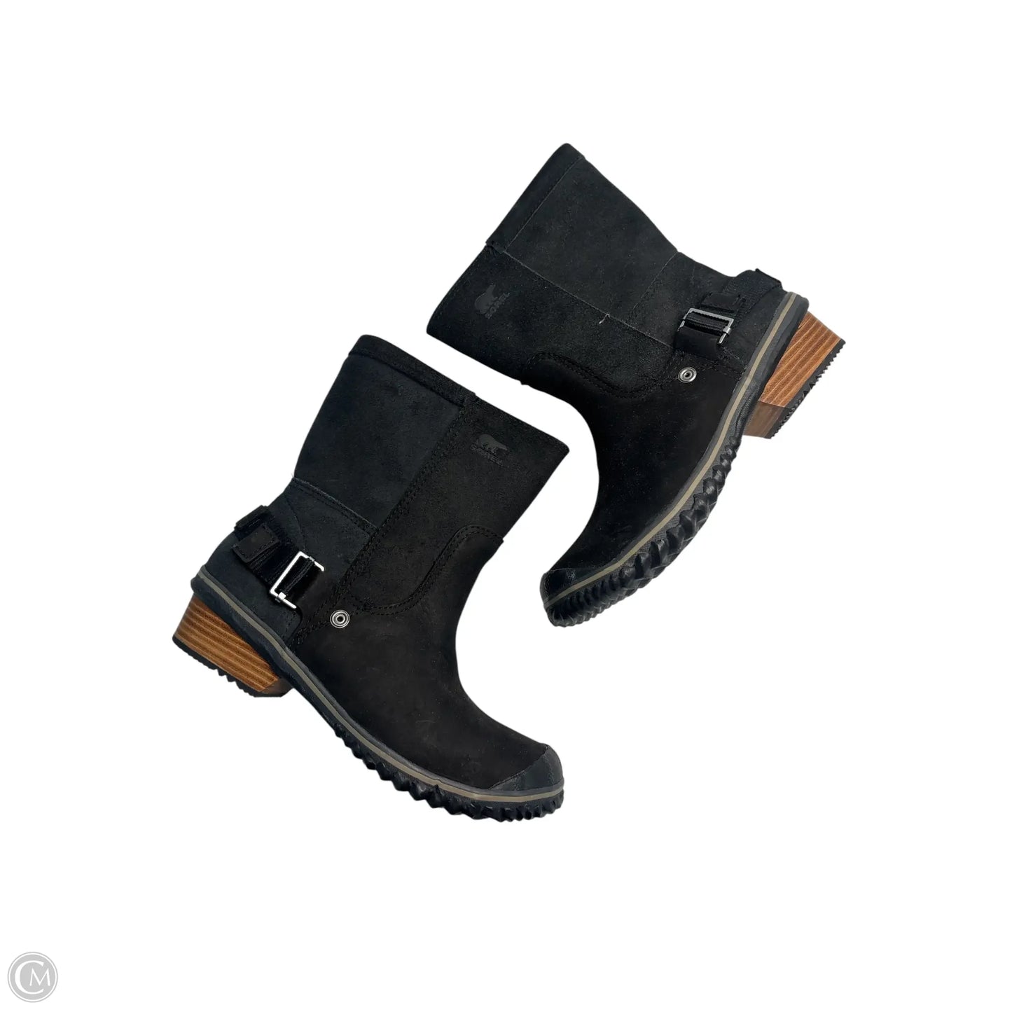 Boots Ankle Flats By Sorel In Black, Size: 8