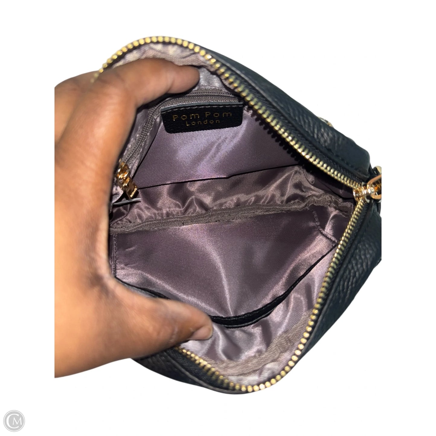 Handbag Leather By Clothes Mentor, Size: Medium