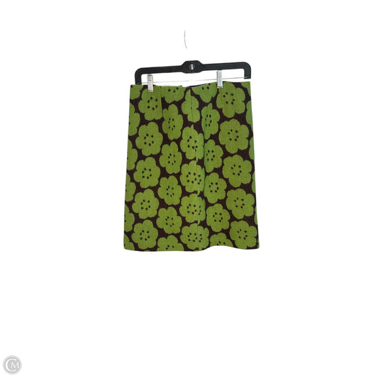 Skirt Midi By Boden In Brown & Green, Size: 6l