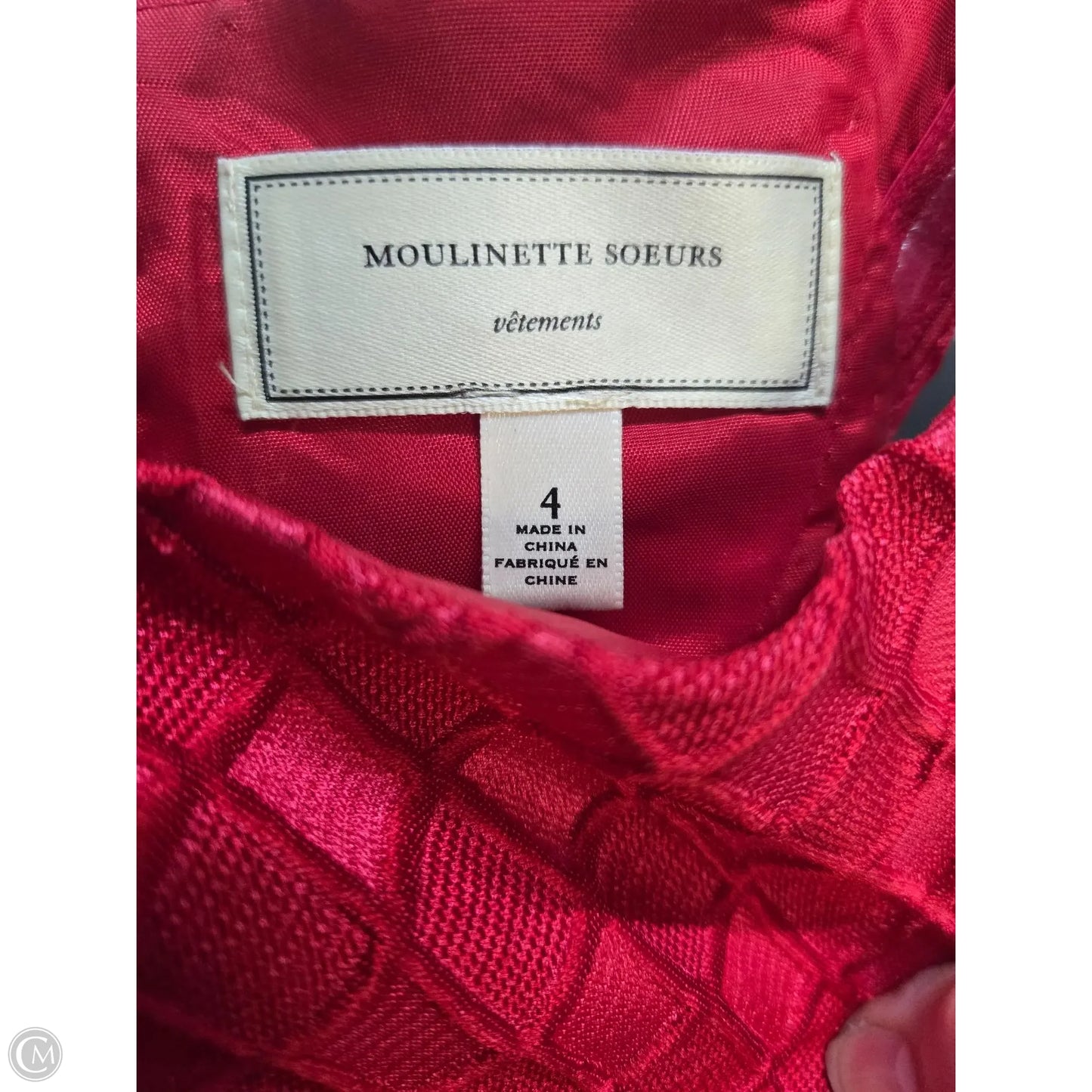 Dress Casual Midi By Moulinette Soeurs In Red, Size: 4