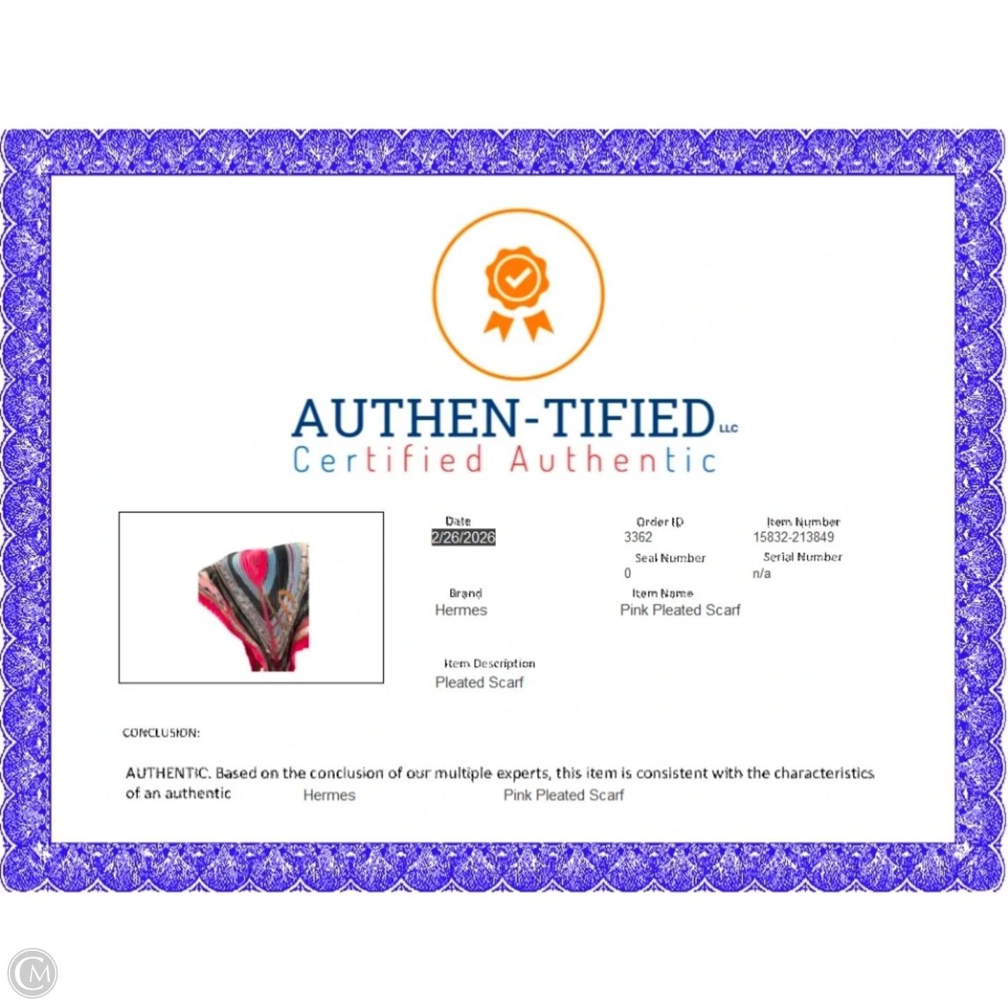 Scarf Luxury Designer By Hermes