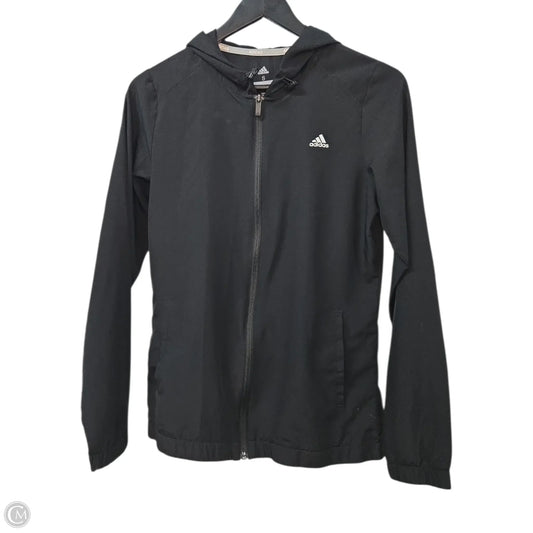 Athletic Jacket By Adidas In Black, Size: S