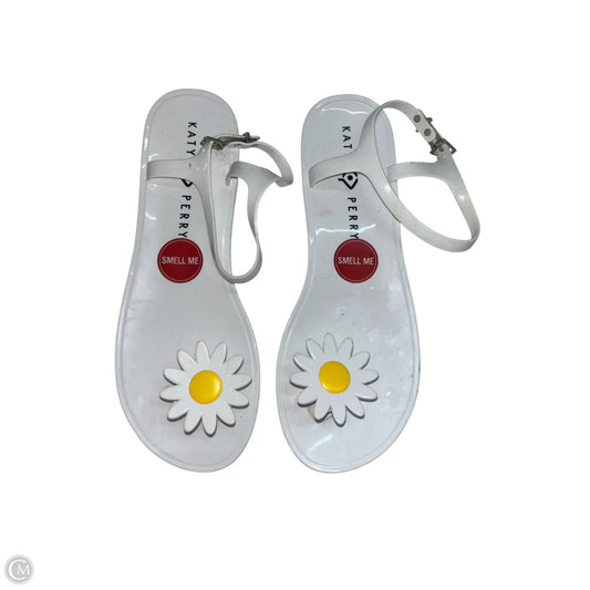 Sandals Flats By Katy Perry In Floral Print, Size: 9