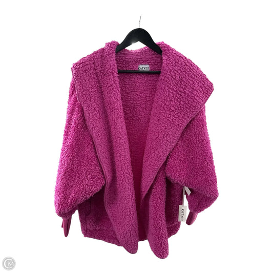Jacket Fleece By Clothes Mentor In Pink, Size: Osfm