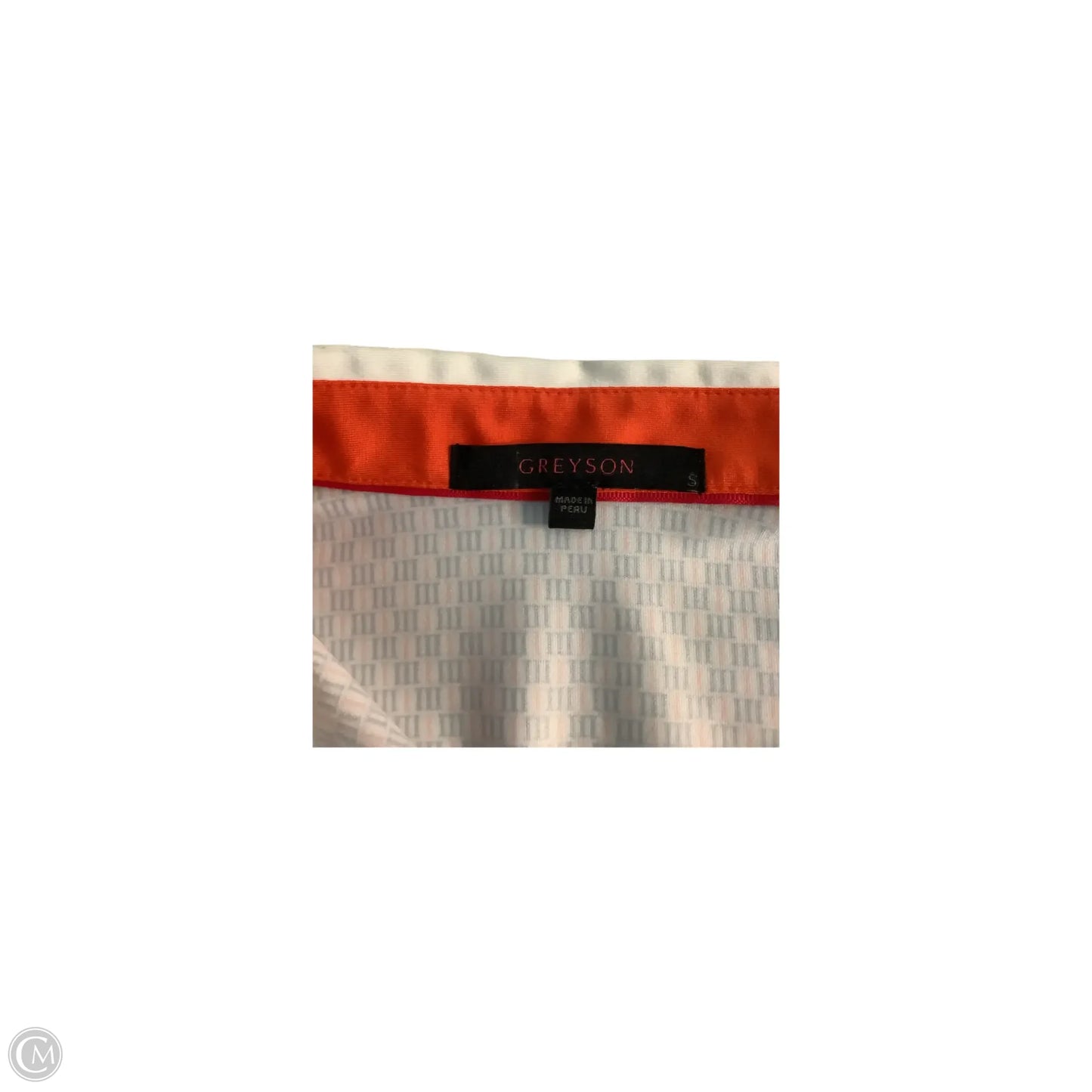 Top Short Sleeve Basic By Clothes Mentor In Blue & Orange, Size: S