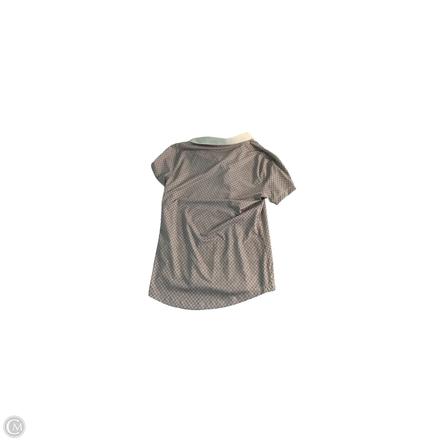 Top Short Sleeve Basic By Clothes Mentor In Blue & Orange, Size: S