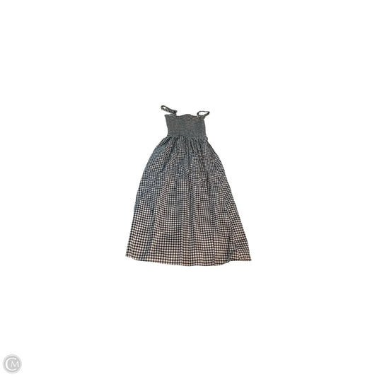 Dress Casual Maxi By Nation In Checkered Pattern, Size: Xs