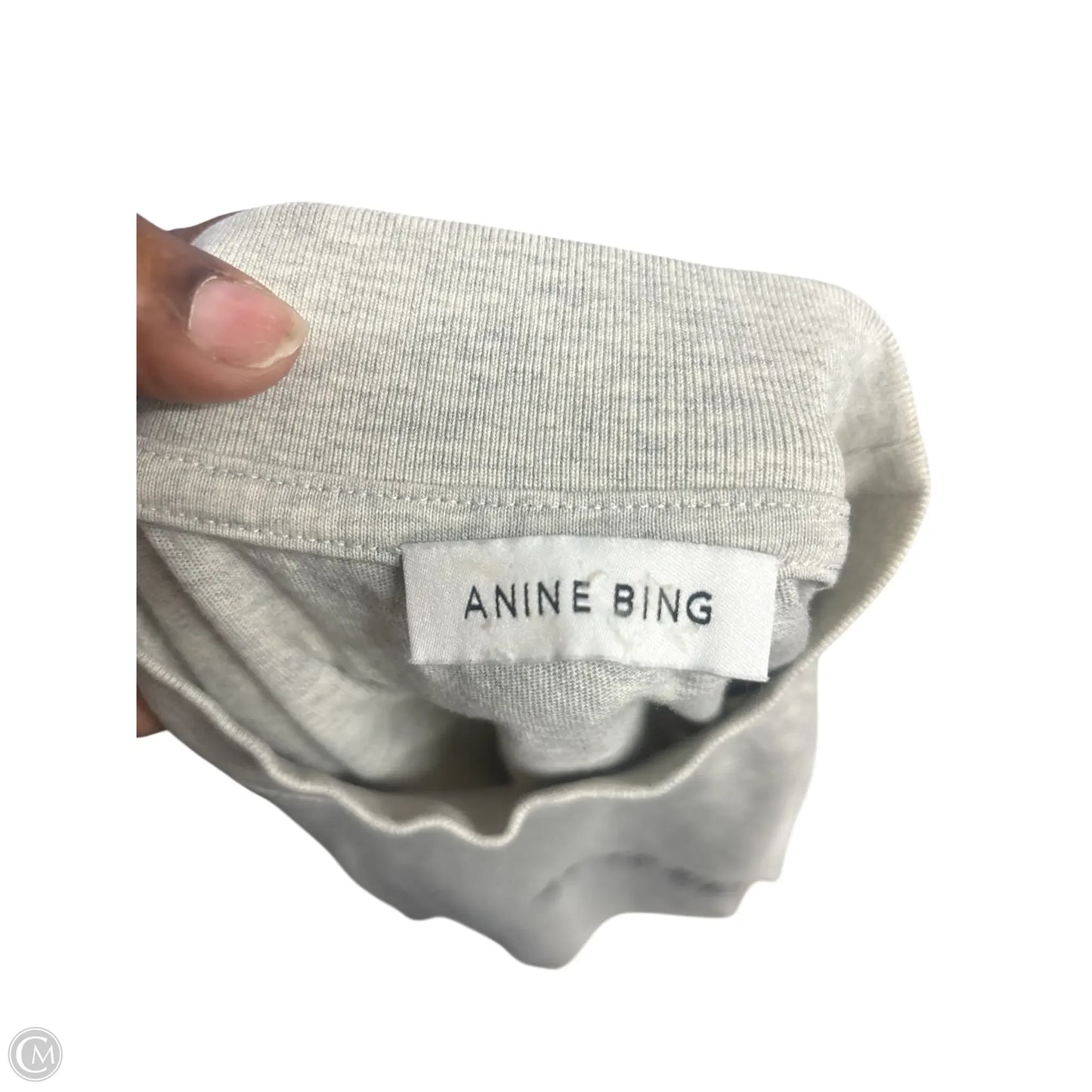 Top Short Sleeve By ANNIE BING In Grey, Size: Xs