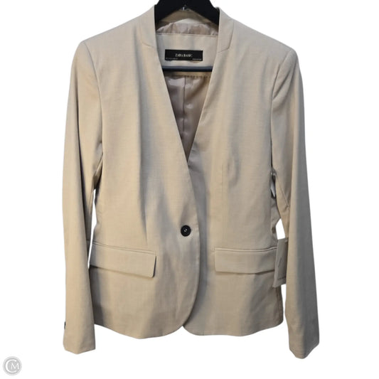 Blazer By Zara Basic In Tan, Size: 10