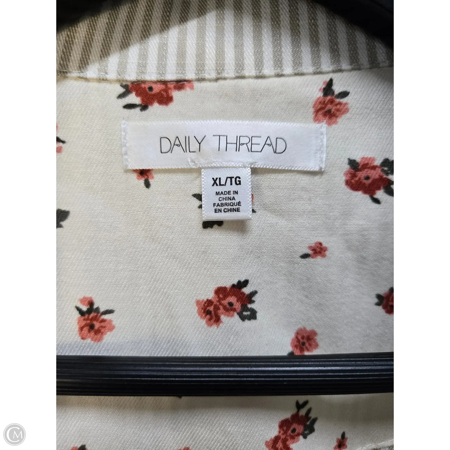 Jacket Other By Daily Thread In Striped Pattern, Size: Xl