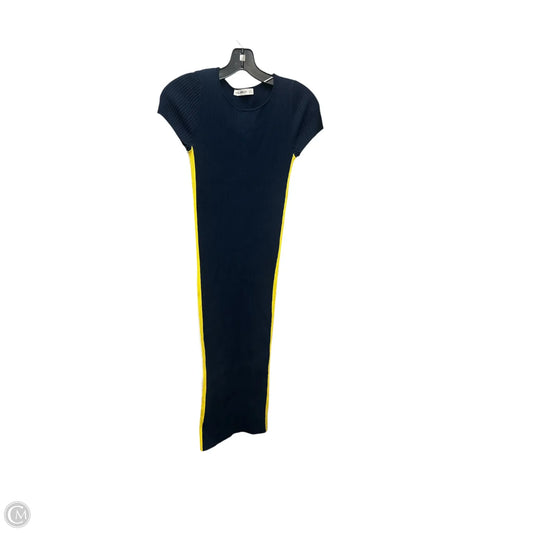 Dress Casual Maxi By Zara In Navy, Size: S