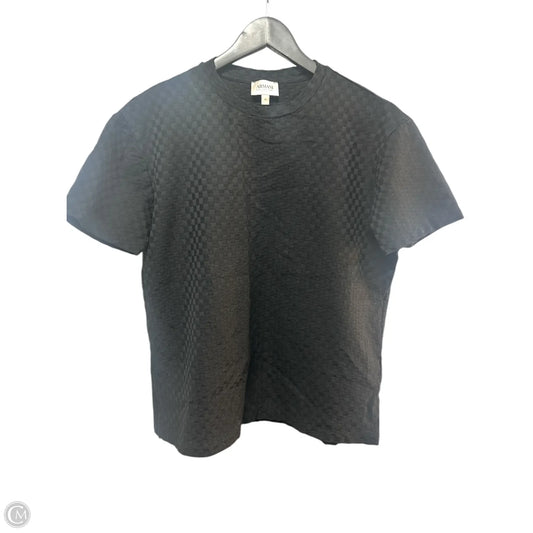 Top Short Sleeve By Armani Collezoni In Black, Size: Xl