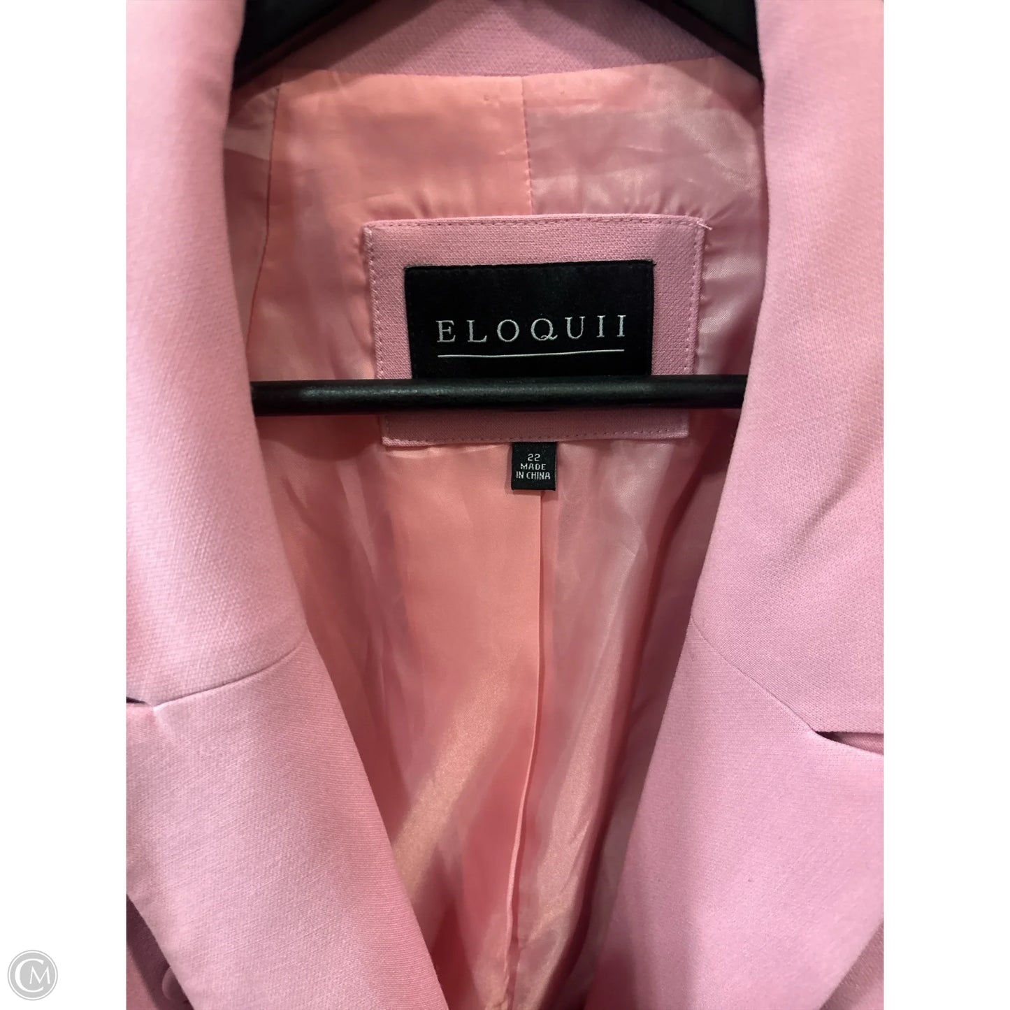 Blazer By Eloquii In Pink, Size: 22