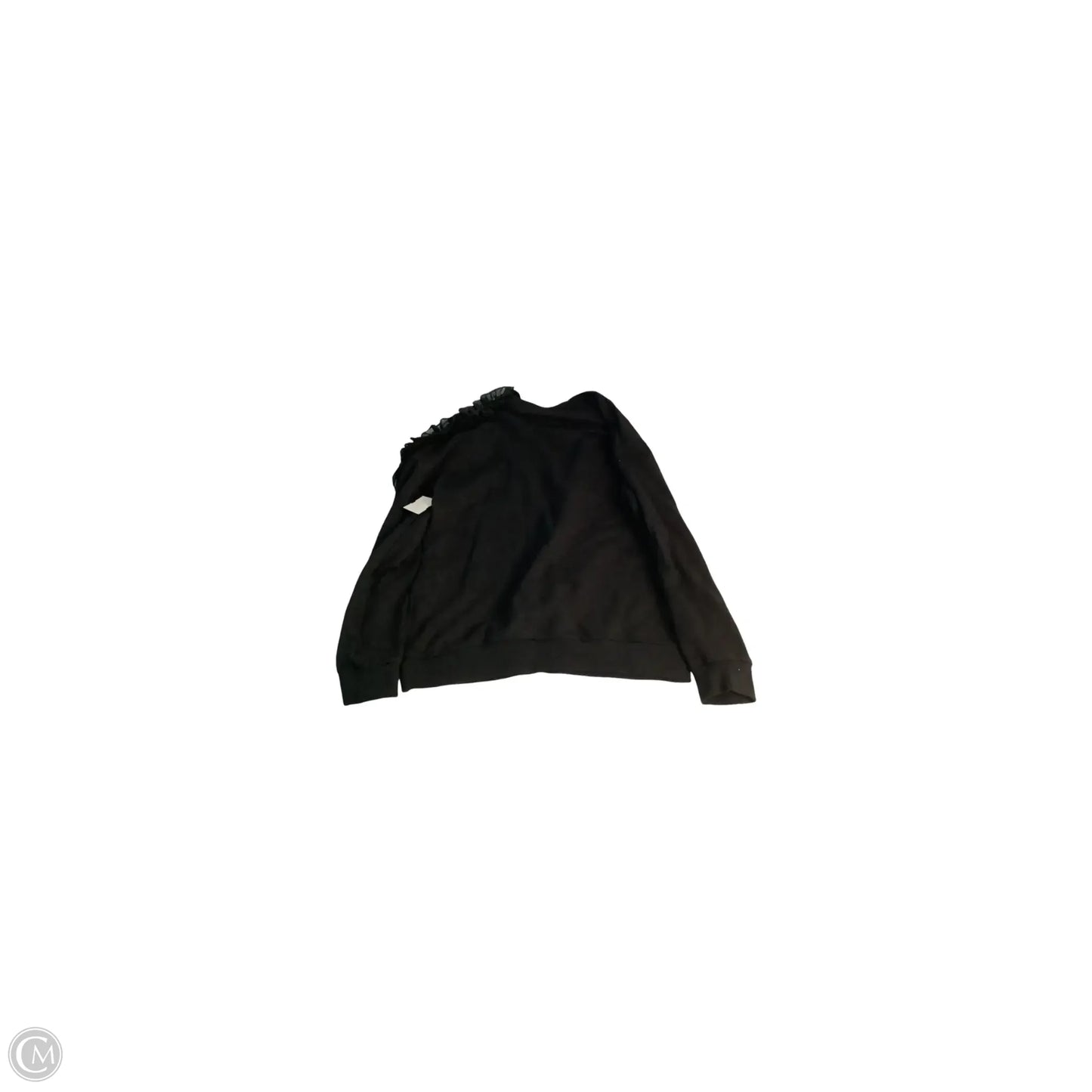 Top Long Sleeve By Ro & De In Black, Size: L