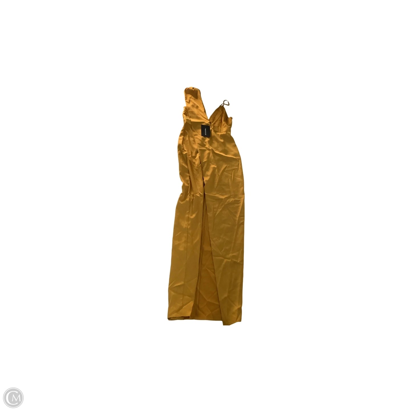 Dress Party Long By Pretty Little Thing In Yellow, Size: 6