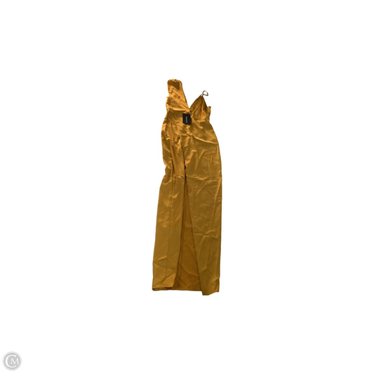 Dress Party Long By Pretty Little Thing In Yellow, Size: 6