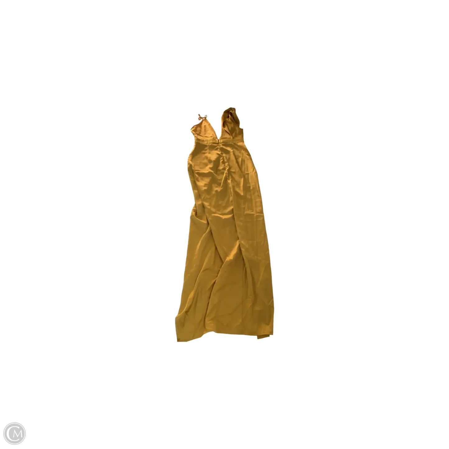 Dress Party Long By Pretty Little Thing In Yellow, Size: 6