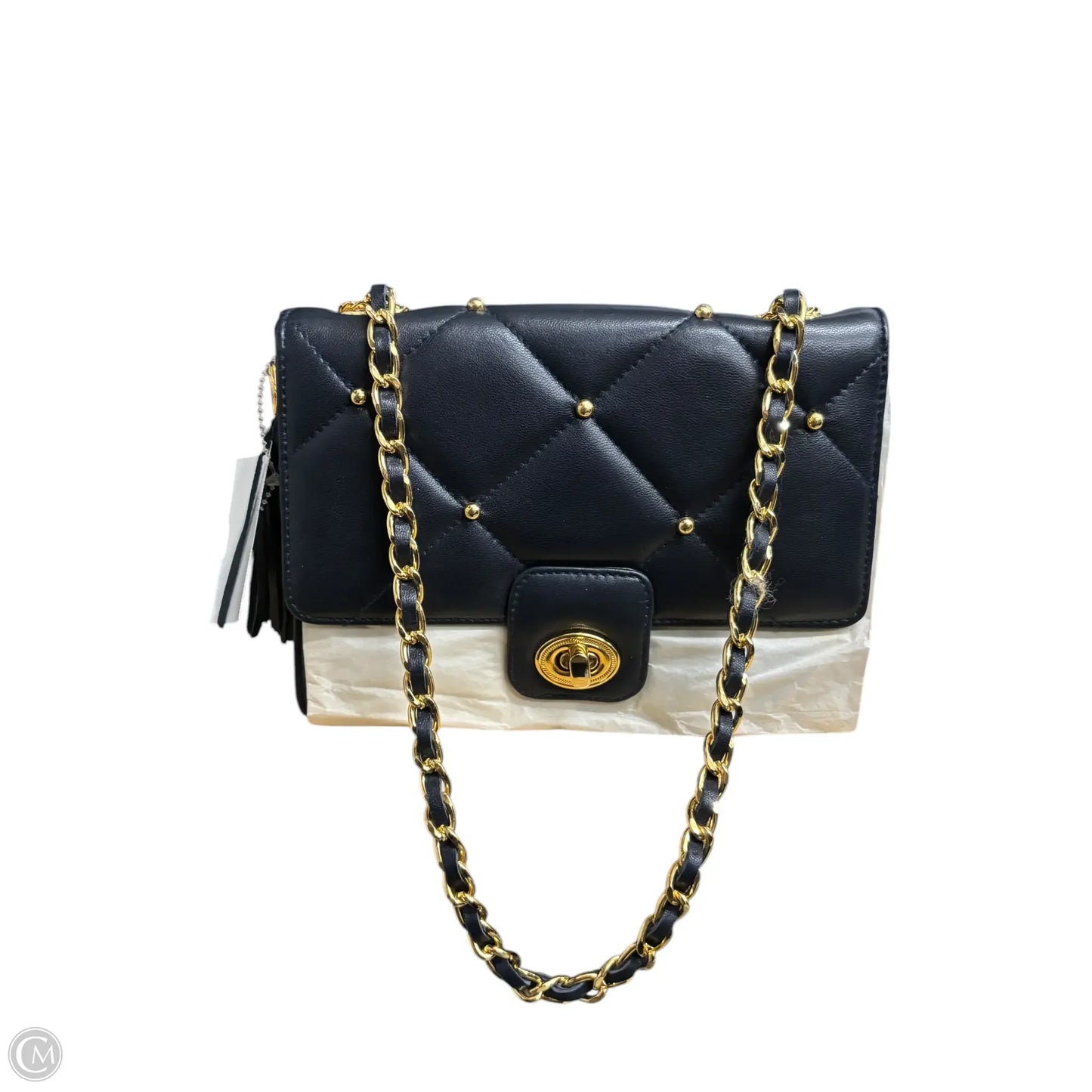 Handbag Leather By Clothes Mentor, Size: Small