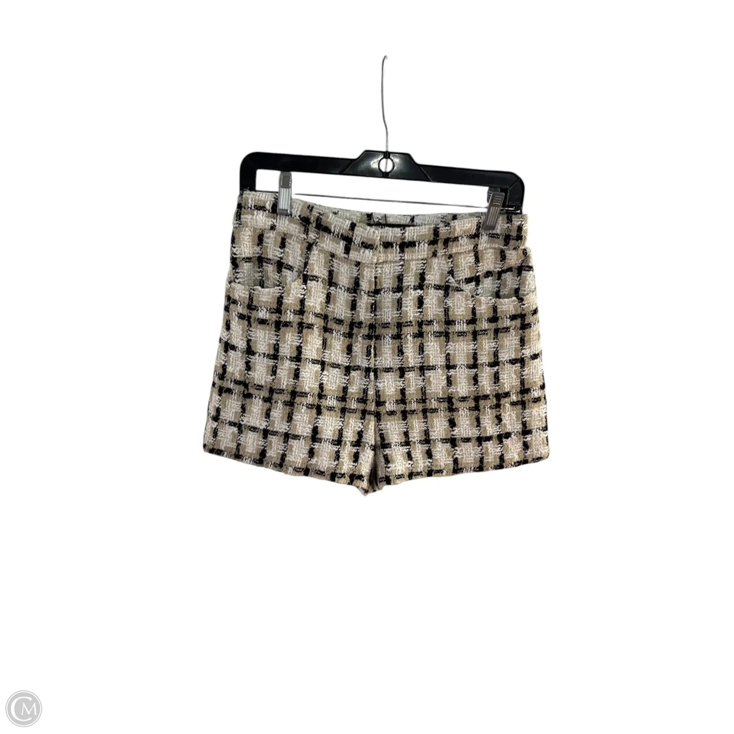 Shorts By Zara In Plaid Pattern, Size: M
