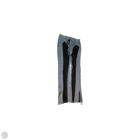 Jeans Skinny By Fashion Nova In Black & Blue, Size: 16