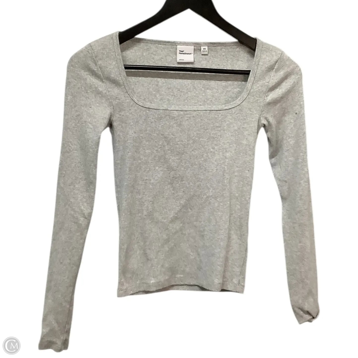 Top Long Sleeve Basic By Tna In Grey, Size: Xs