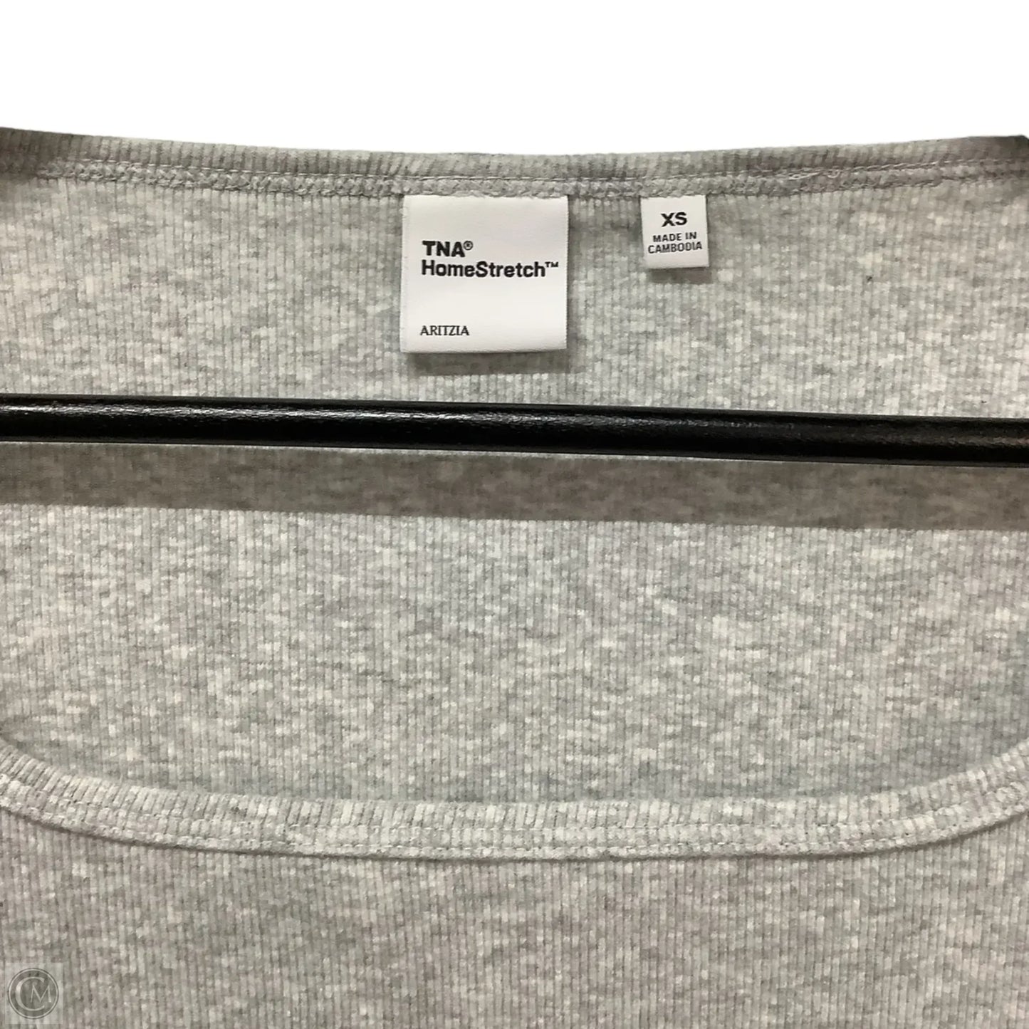 Top Long Sleeve Basic By Tna In Grey, Size: Xs