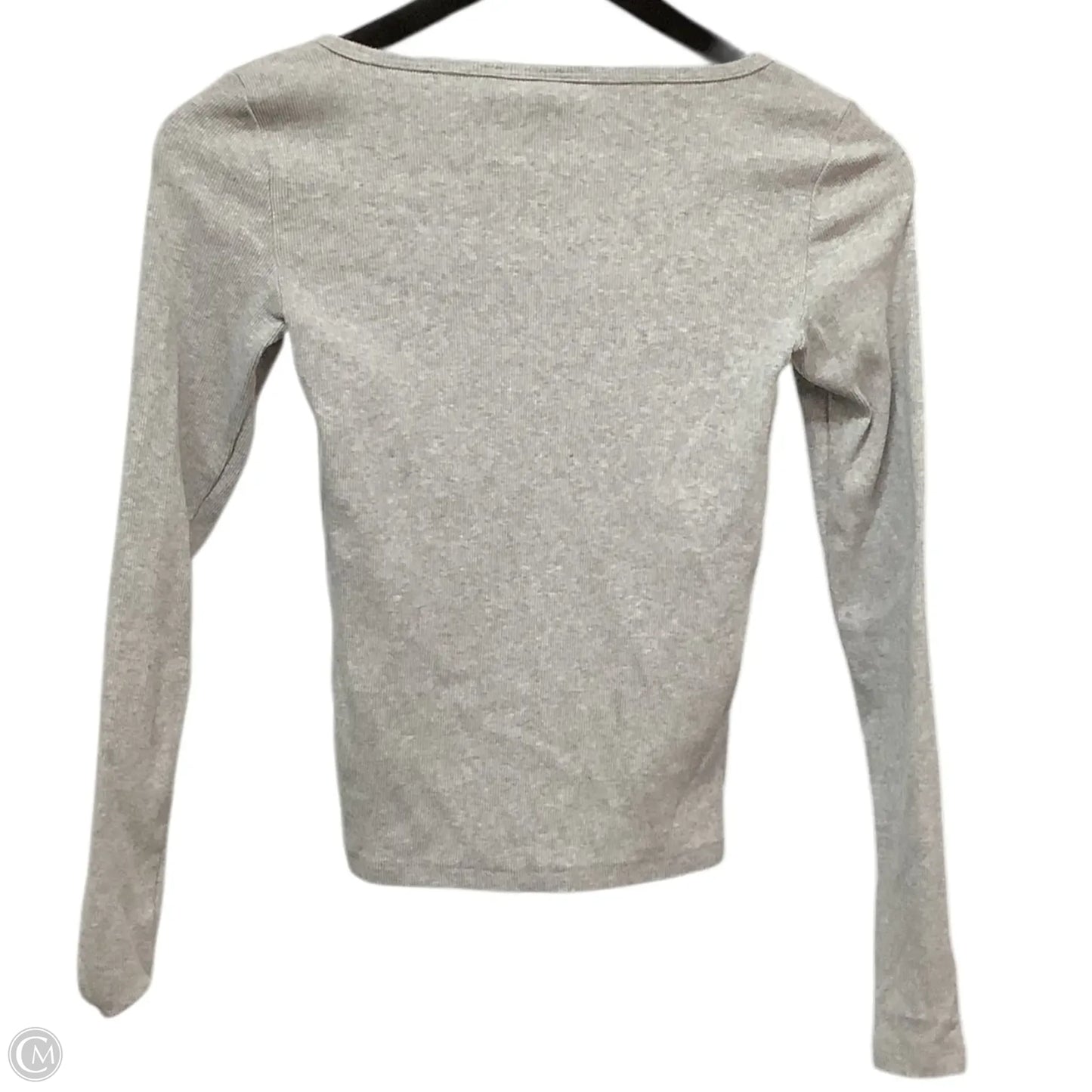 Top Long Sleeve Basic By Tna In Grey, Size: Xs