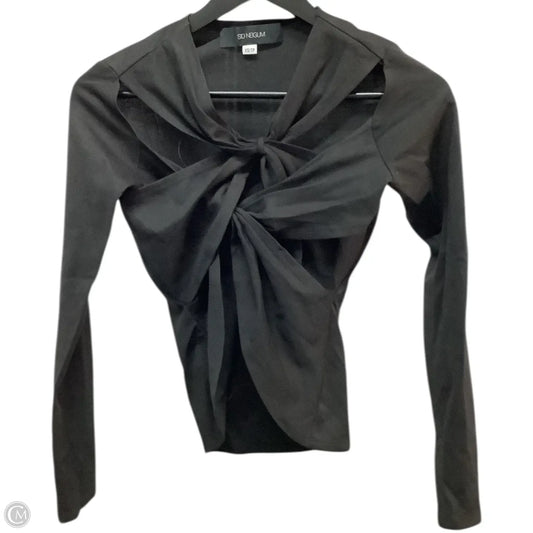 Top Long Sleeve By Cma In Black, Size: Xs