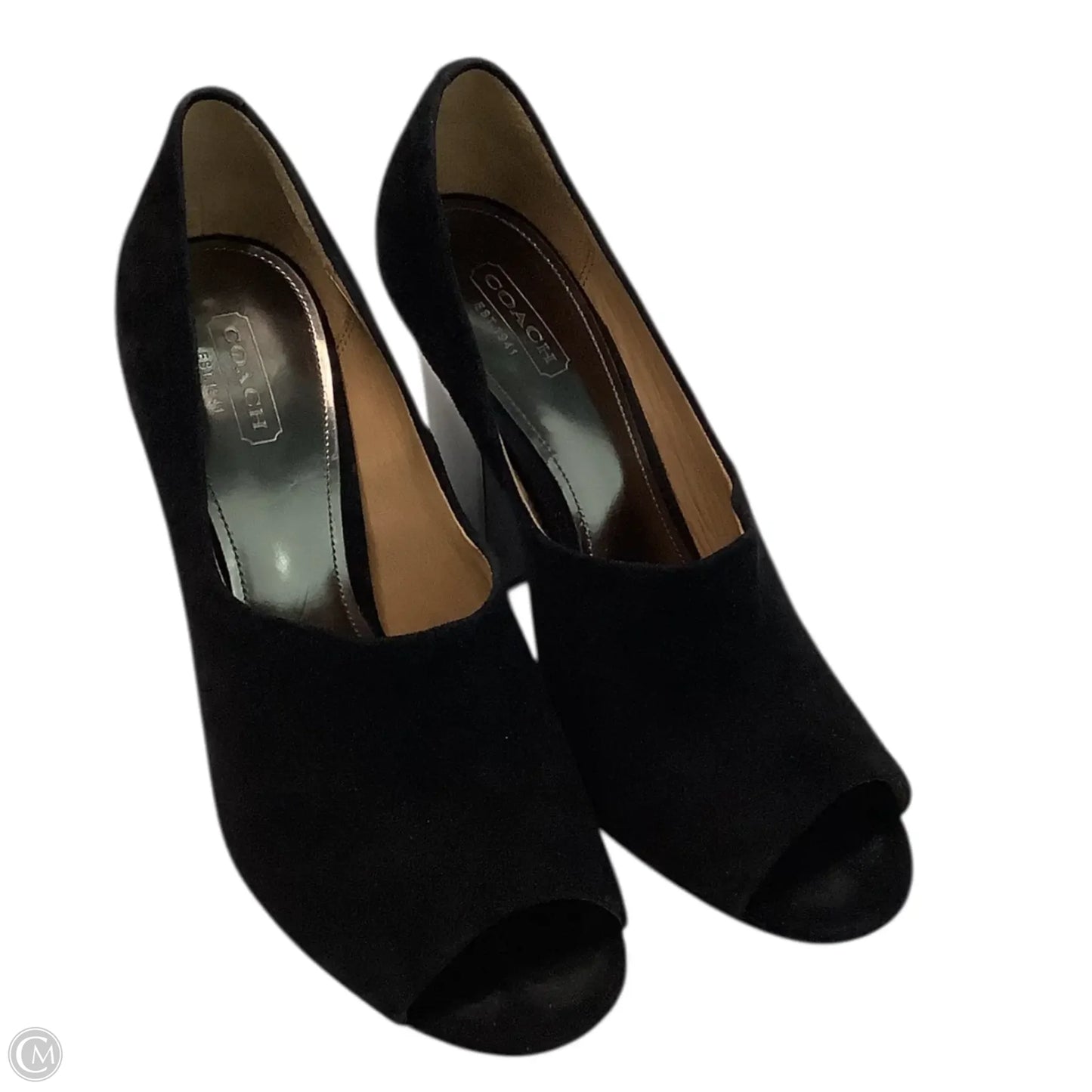 Shoes Designer By Coach In Black, Size: 7