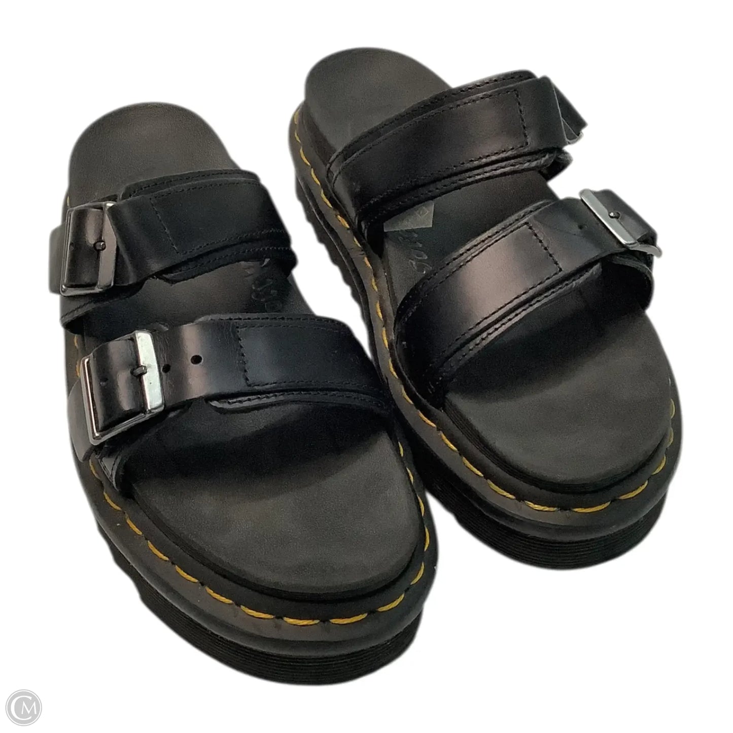 Sandals Flats By Dr Martens In Black, Size: 7
