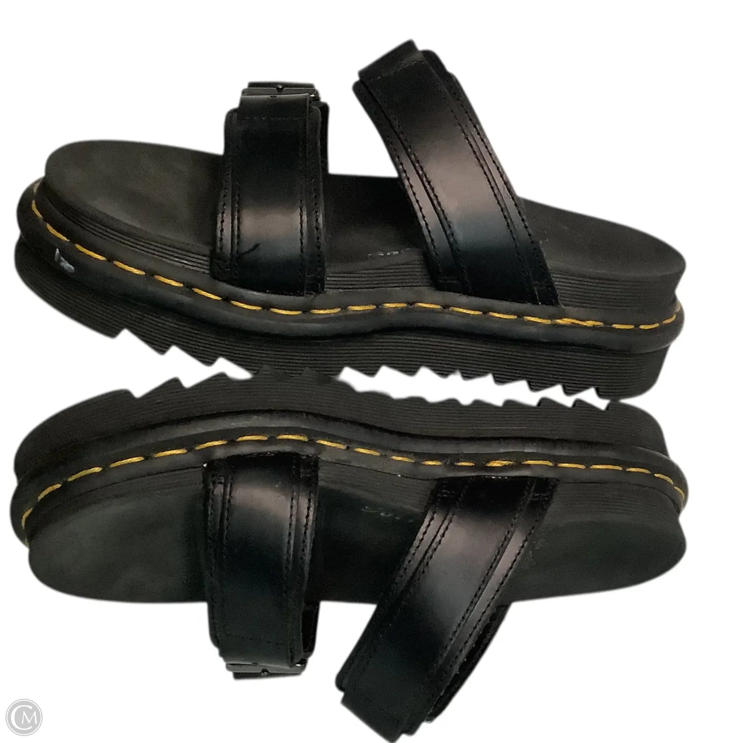 Sandals Flats By Dr Martens In Black, Size: 7