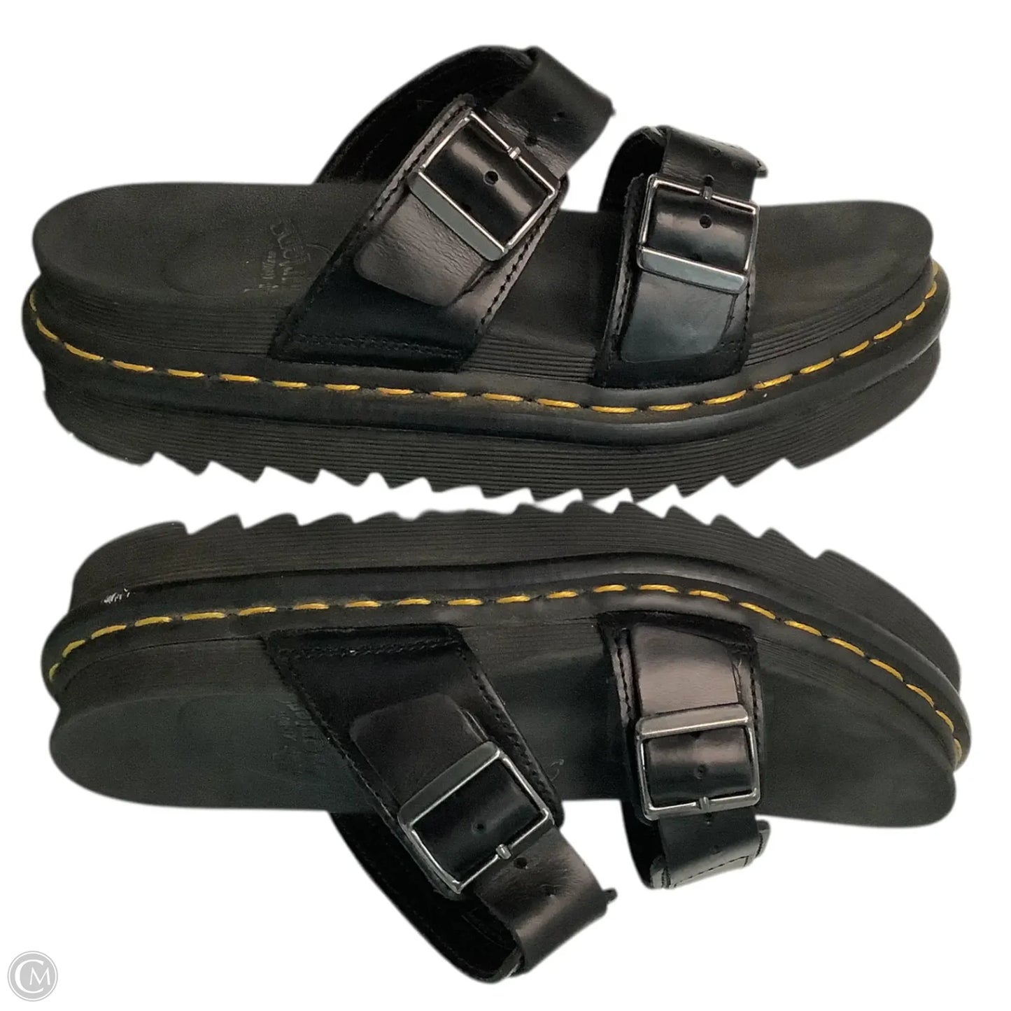Sandals Flats By Dr Martens In Black, Size: 7