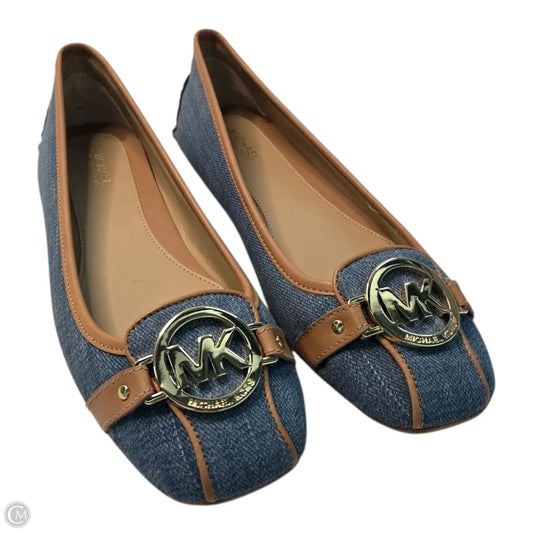 Shoes Flats By Michael By Michael Kors In Blue Denim, Size: 8