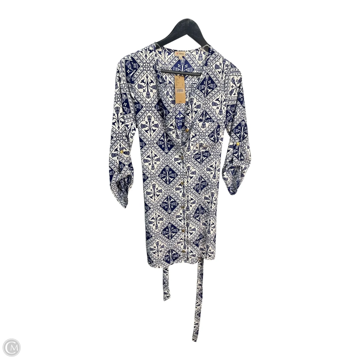 Dress Casual Midi By Cremieux In Black & White, Size: S