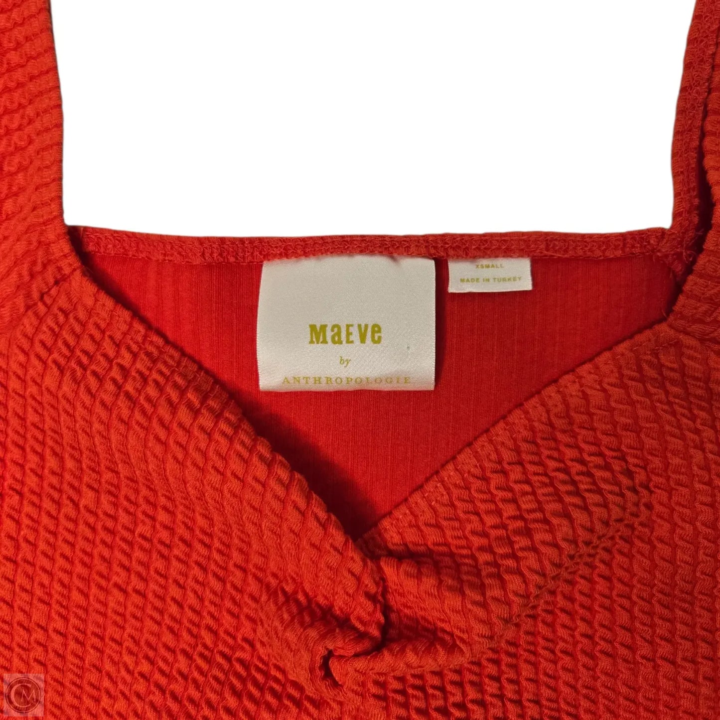 Top Sleeveless Basic By Maeve In Orange, Size: S
