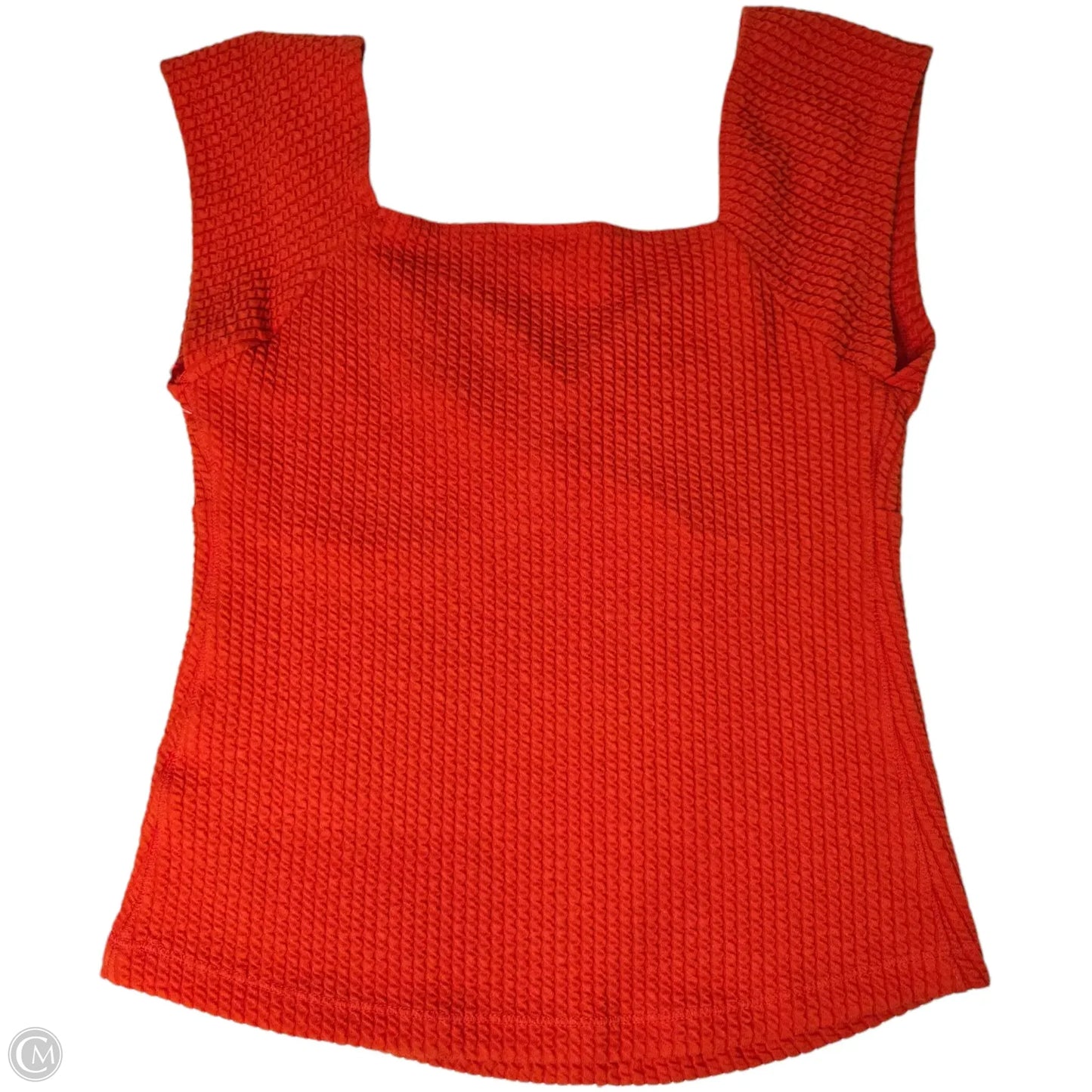 Top Sleeveless Basic By Maeve In Orange, Size: S
