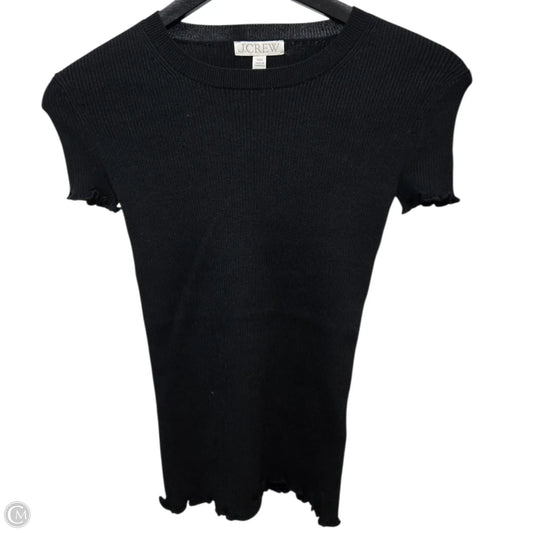 Top Short Sleeve Basic By J. Crew In Black, Size: Xxs