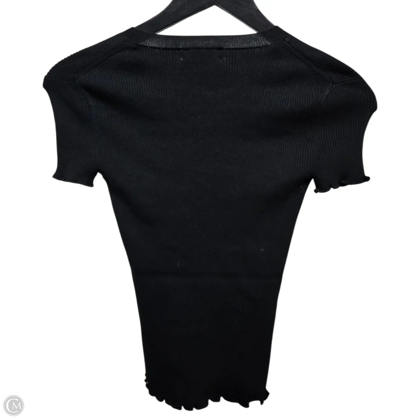 Top Short Sleeve Basic By J. Crew In Black, Size: Xxs