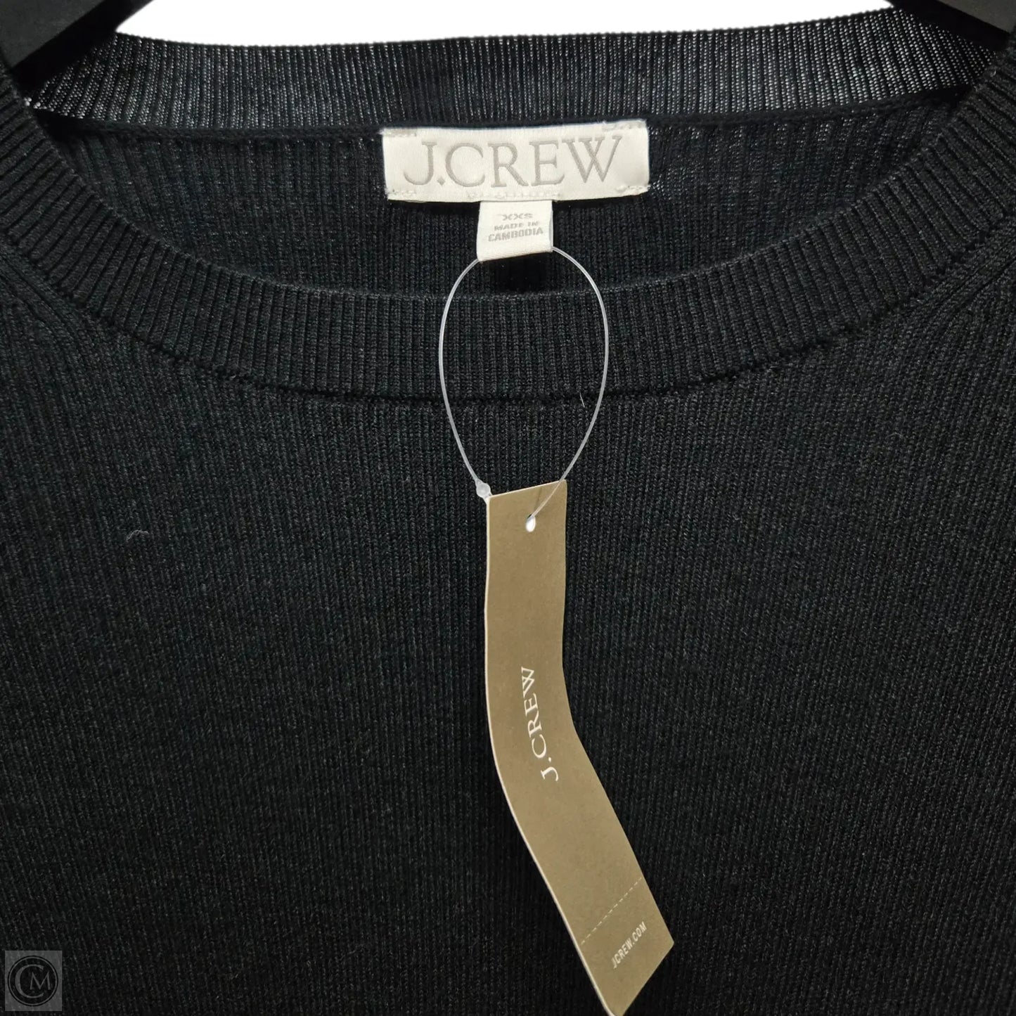 Top Short Sleeve Basic By J. Crew In Black, Size: Xxs