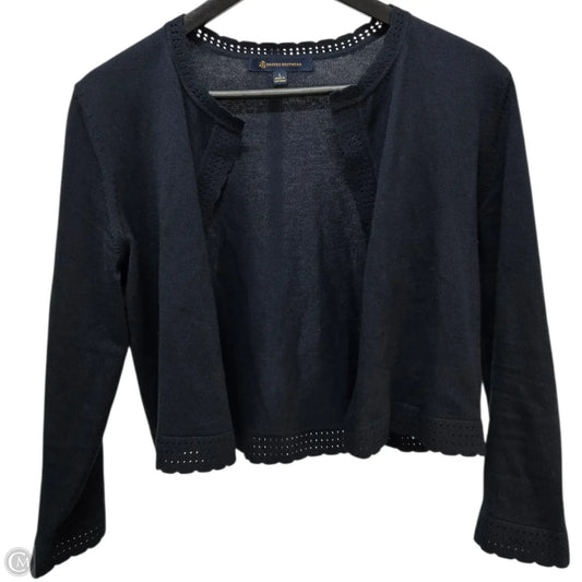 Top Long Sleeve By Brooks Brothers In Navy, Size: L