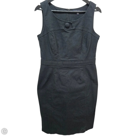 Dress Casual Midi By Brooks Brothers In Black, Size: 12